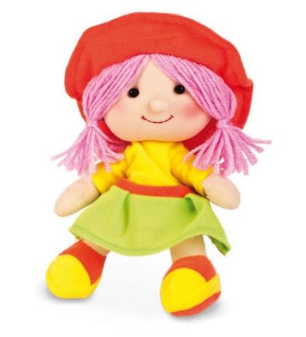 М’яка лялька дівчинка