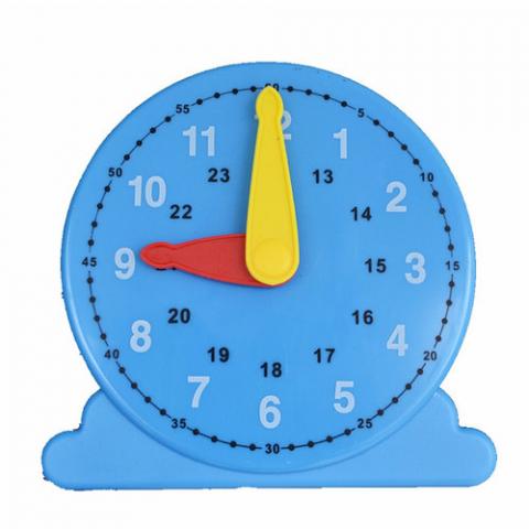 Лабораторна модель механічного годинника, настільна (24 години, годинна, хвилинна стрілки)