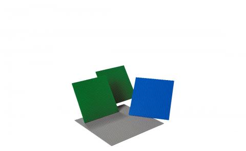 Великі будівельні пластини (4 шт) LEGO® System