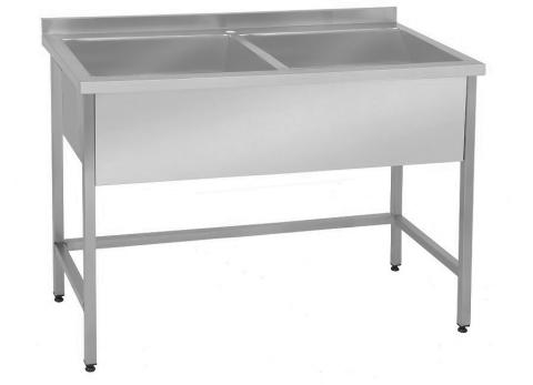 Мийка виробнича 2-секційна без полиці