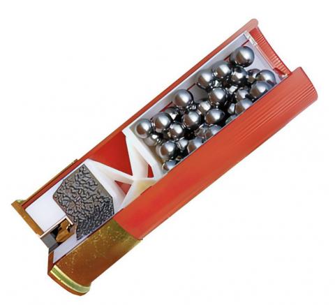 Макет патрону для гладкоствольної рушниці у розрізі 3/4