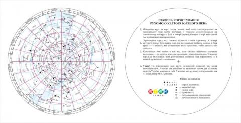 Рухома карта зоряного неба