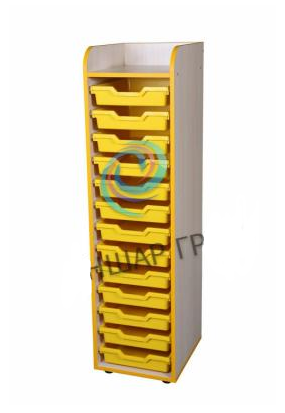 Стінка для зберігання дидактичного матеріалу та STEM приладдя велика