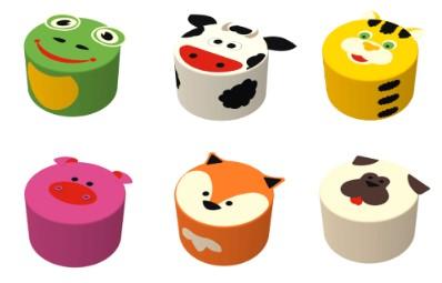 Набір пуфів "Тварини"