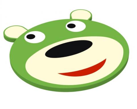 Дитячий гімнастичний килимок "Ведмедик"