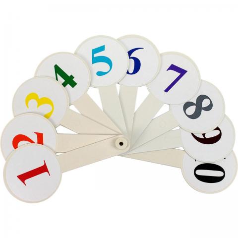 Віяло цифр (від 1 до 20)