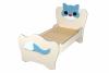 Ліжко дитяче з МДФ накладками без матрацу «Кошеня»