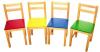 Стілець дитячий з натуральної деревини ростова група №3